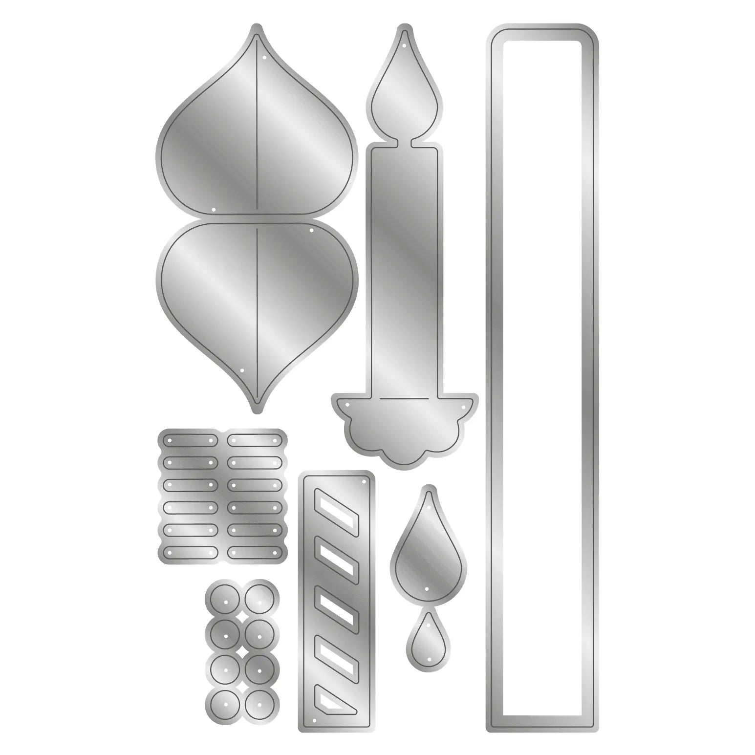 Birthday Cake Treat Box Stamp + Die + Stencil | Birthday Celebrations