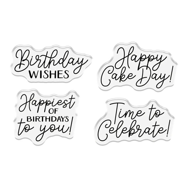 Birthday Cake Treat Box Stamp + Die + Stencil | Birthday Celebrations