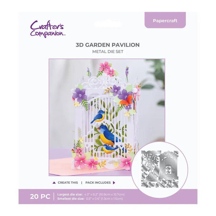 Birdcage 3d Pop-Up Card Metal Die Set