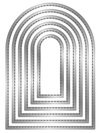 Stitched Edge Nesting Arches Die Set