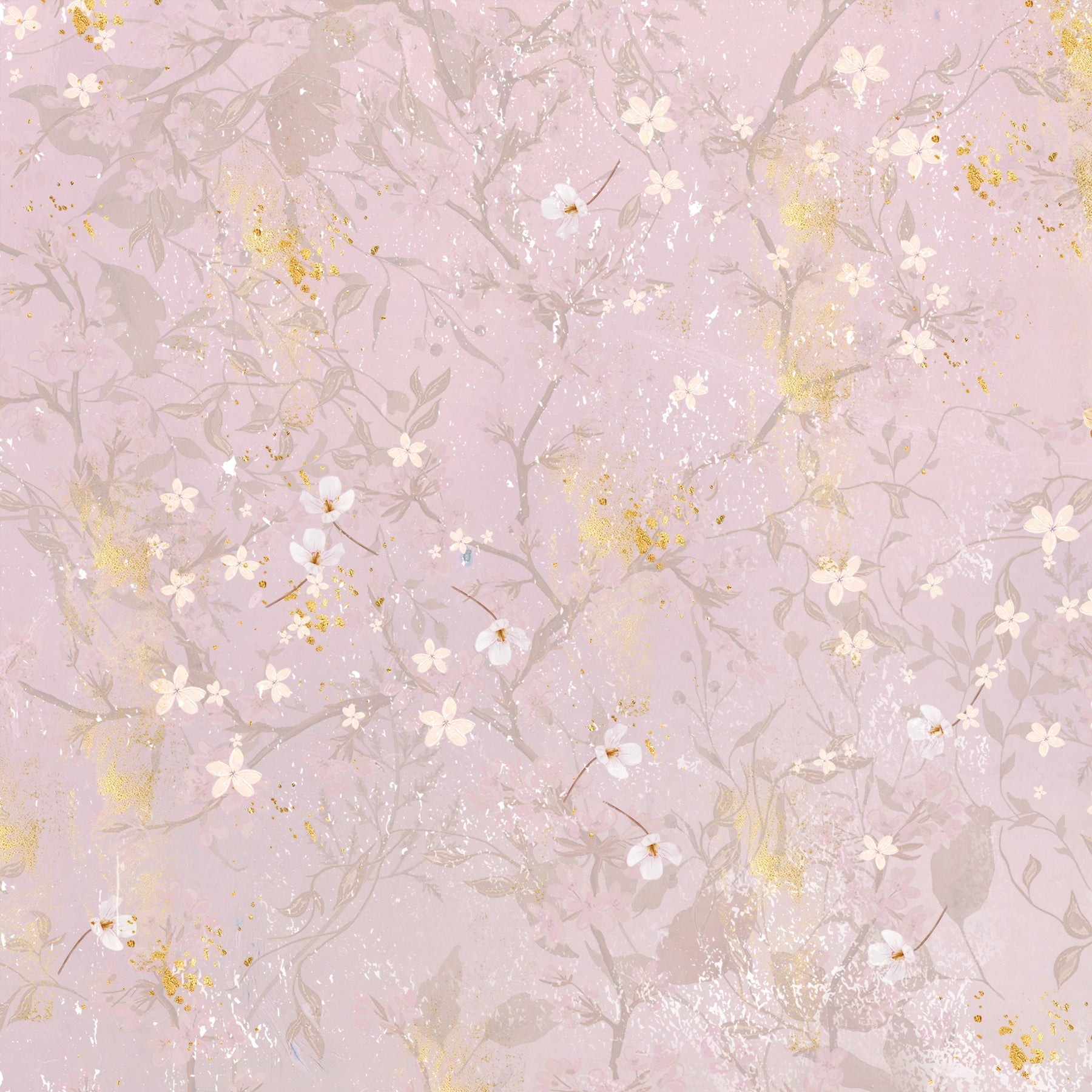 Spring Floral Print 12x12 Double-Sided Paper Pad