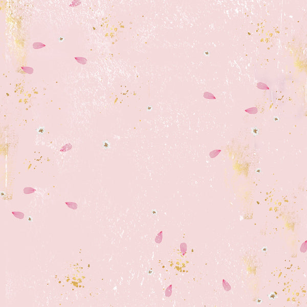 Spring Floral Print 12x12 Double-Sided Paper Pad