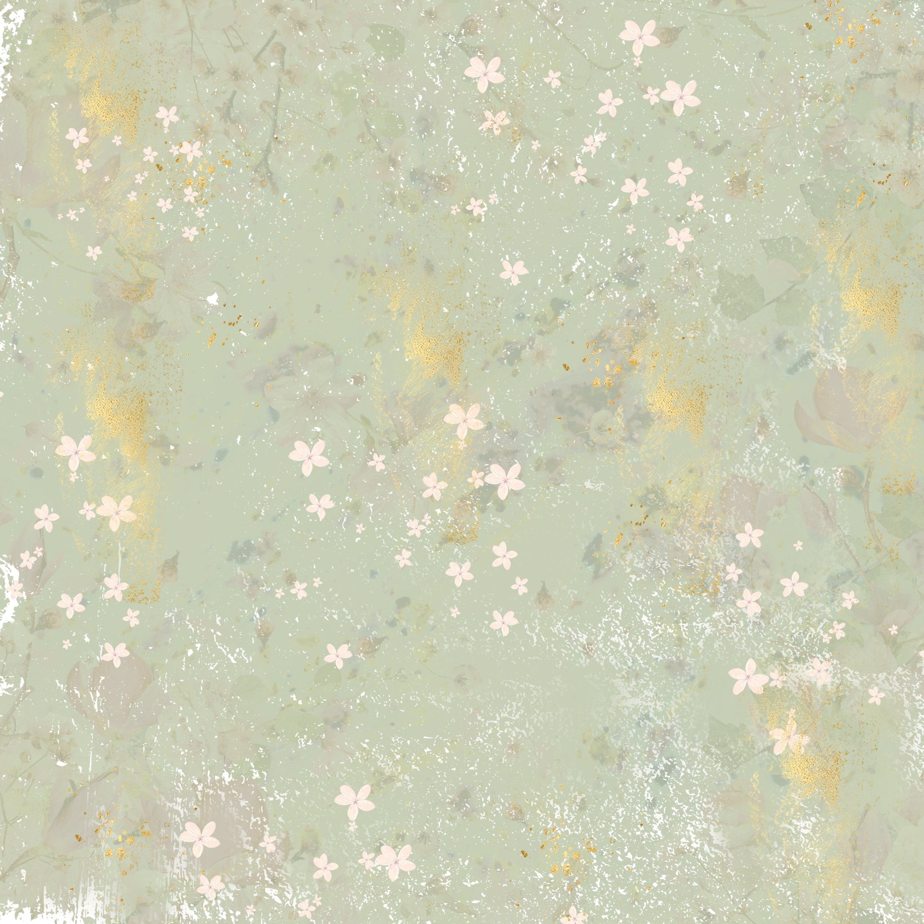 Spring Floral Print 12x12 Double-Sided Paper Pad