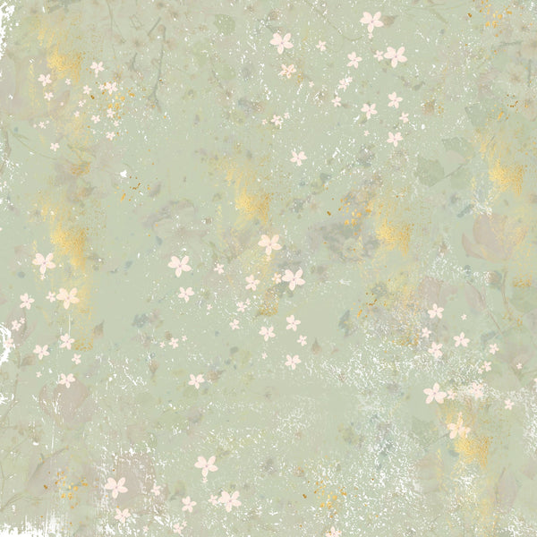 Spring Floral Print 12x12 Double-Sided Paper Pad