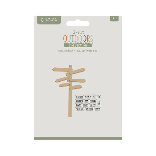 Wander Lust Stamp + Die Set | The Great Outdoors