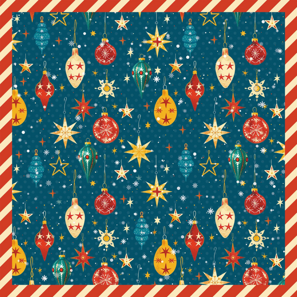 Retro Christmas 6x6 Paper Pad