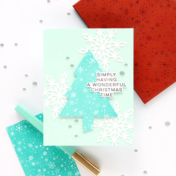 Snowflake Swirl Bold Prints Cling Stamp — additional view 1