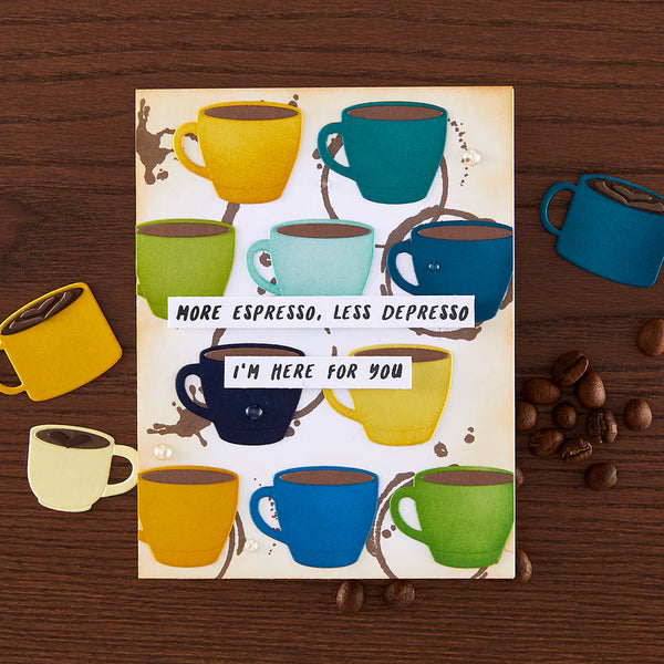 Bring Coffee Clear Stamp Set