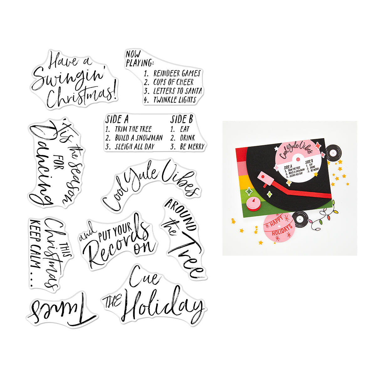 Swingin' Christmas Stamp Set {coming soon!}