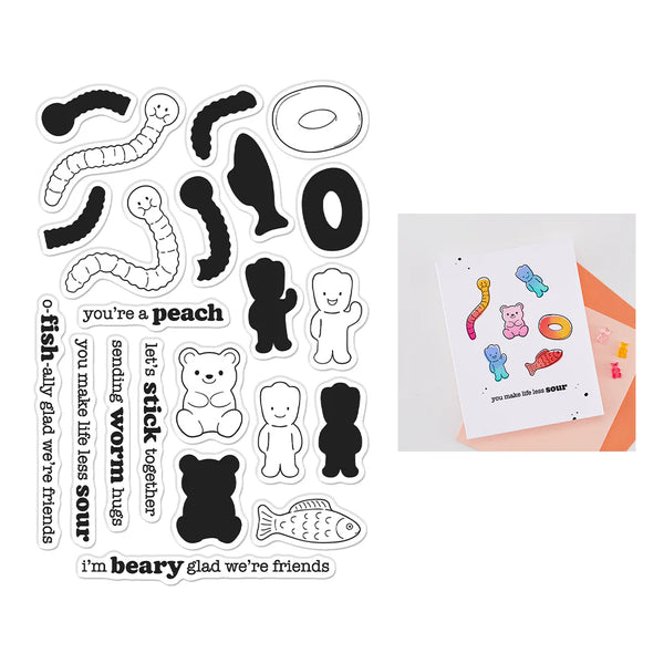 {coming soon!} Let's Stick Together Clear Stamp Set | Beary Sweet by Carly Tee