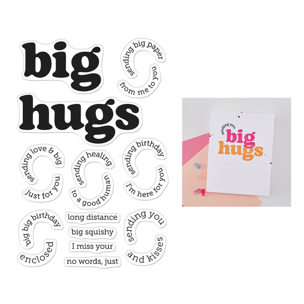 {coming soon!} Big Hugs Clear Stamp Set | Beary Sweet by Carly Tee