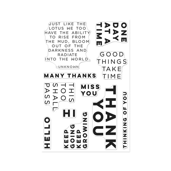 Keep Growing Stamp Set