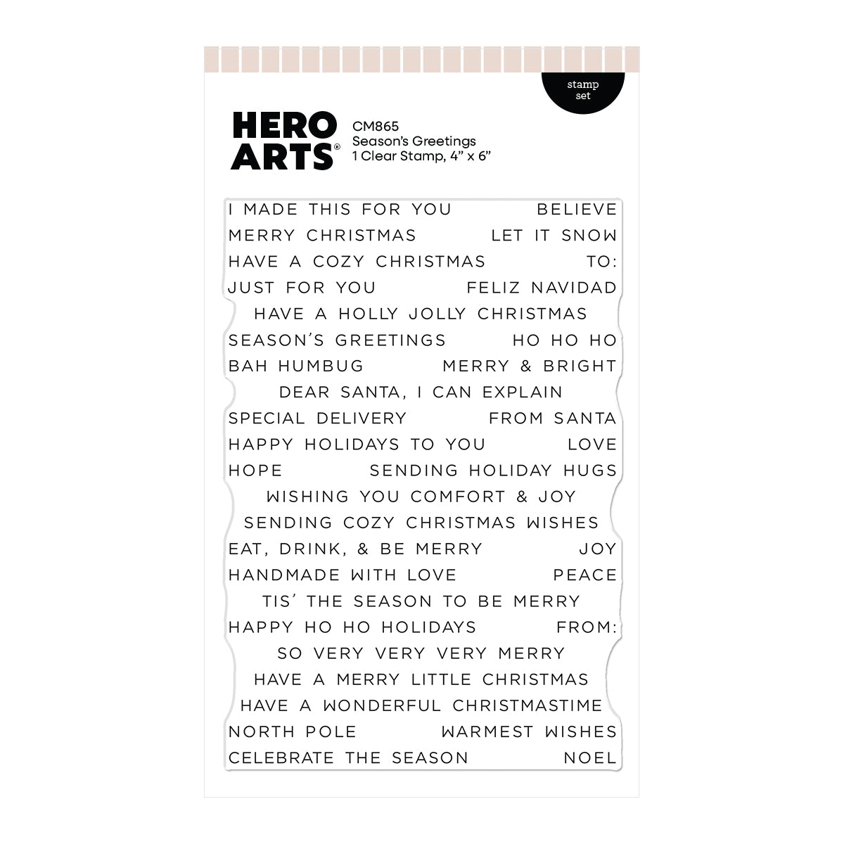 Season's Greetings Stamp Set {coming soon!}