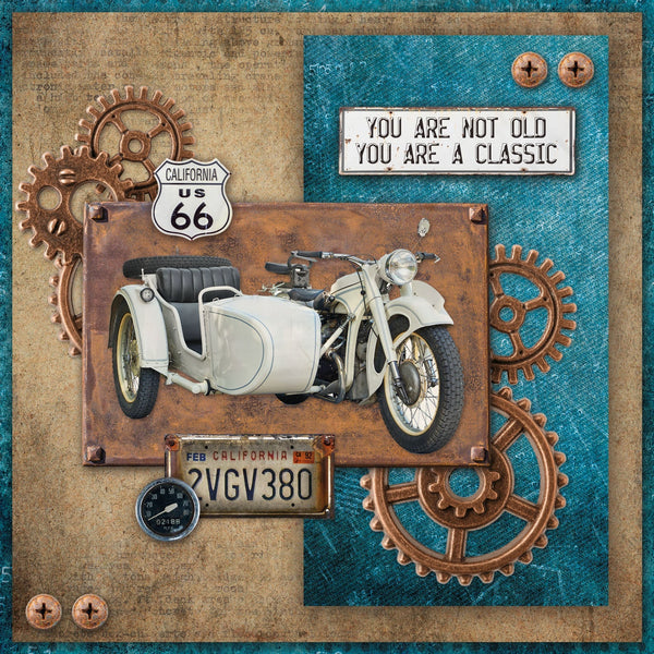 Gearhead's Workshop Card-Making A4 Paper Pad