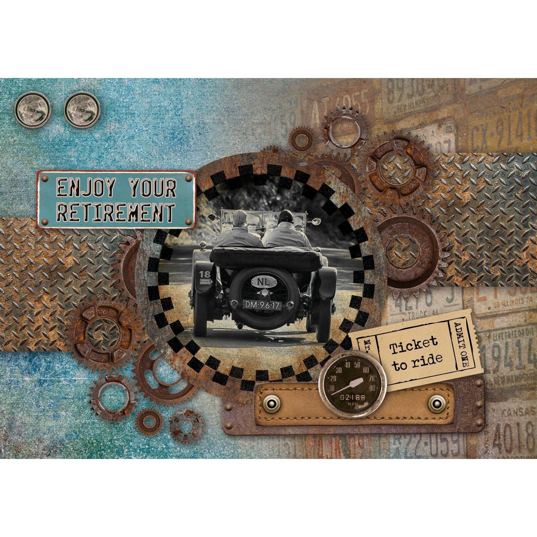 Gearhead's Workshop Card-Making A4 Paper Pad