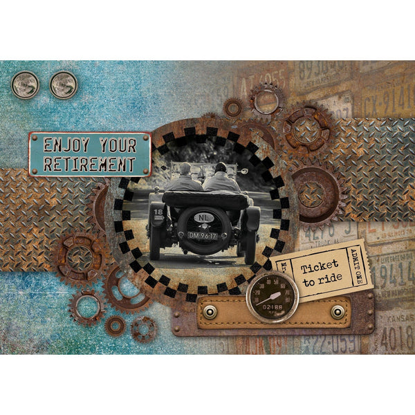 Gearhead's Workshop Card-Making A4 Paper Pad
