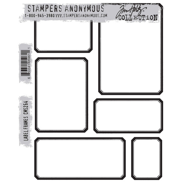 Label Frames Cling Stamp Set | Tim Holtz