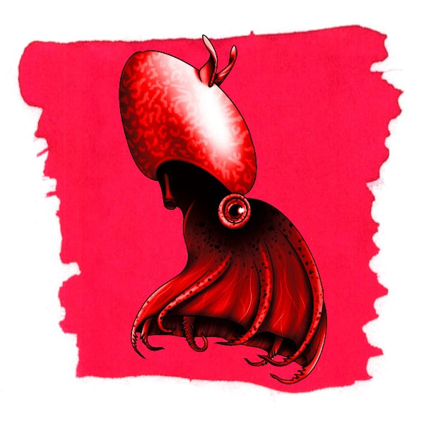 Vampire Squid Red Ink