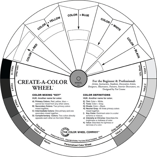 Créer une roue chromatique 