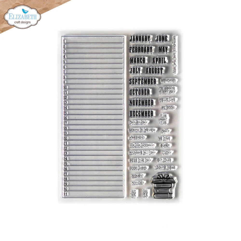 Monthly Overview A5 Stamp Set | Planner Essentials