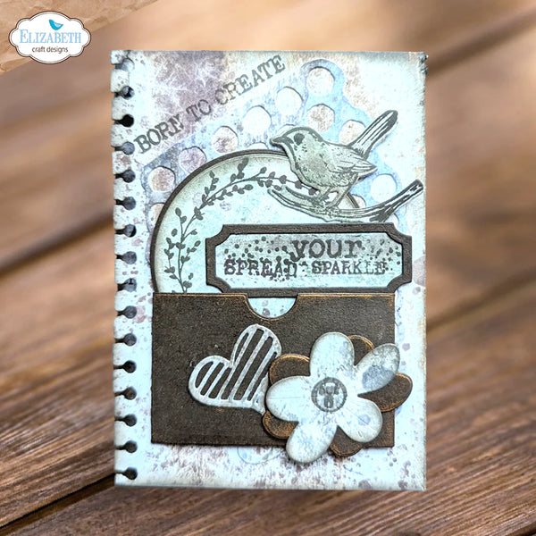 Artist Trading Coin Clear Stamp Set
