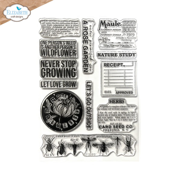 Wildflower A5 Clear Stamp Set | Planner Essentials