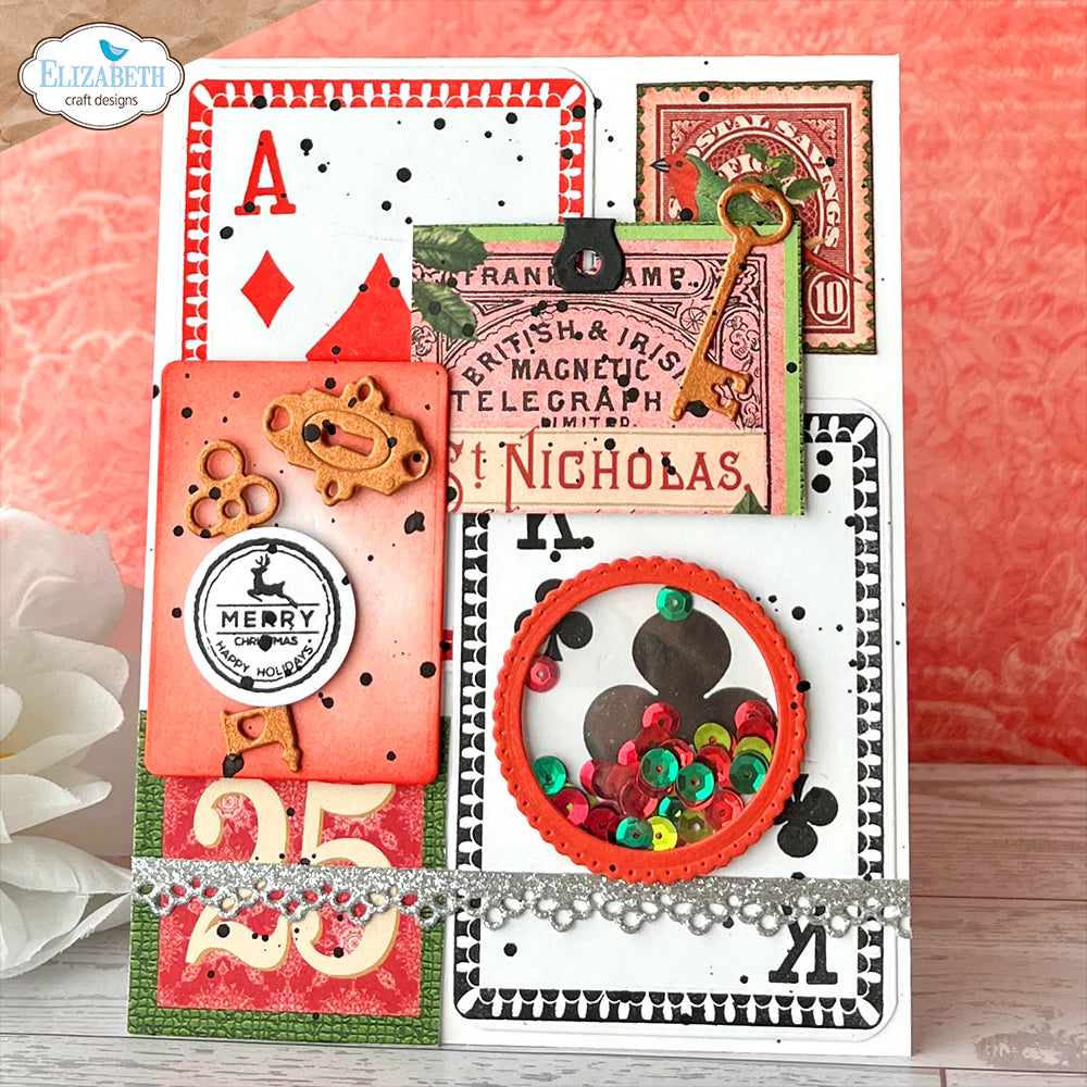 Playing Card Collage A5 Clear Stamp Set No. cs430 | Everyday Elements
