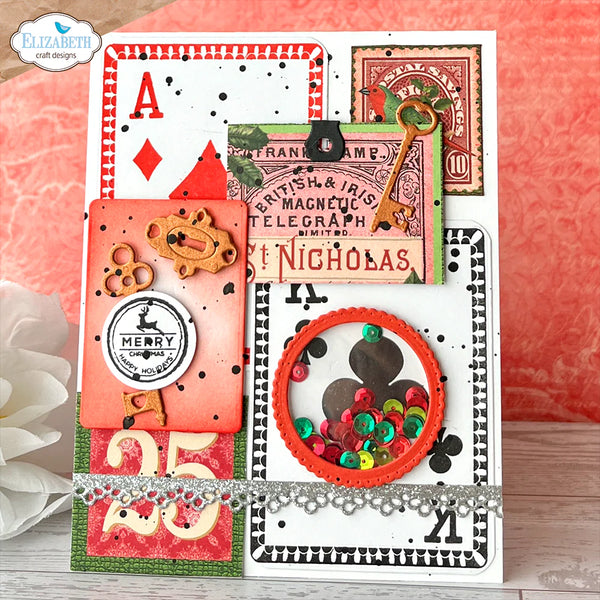 Playing Card Collage A5 Clear Stamp Set No. cs430 | Everyday Elements