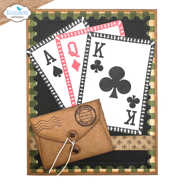 Playing Card Collage A5 Clear Stamp Set No. cs430 | Everyday Elements