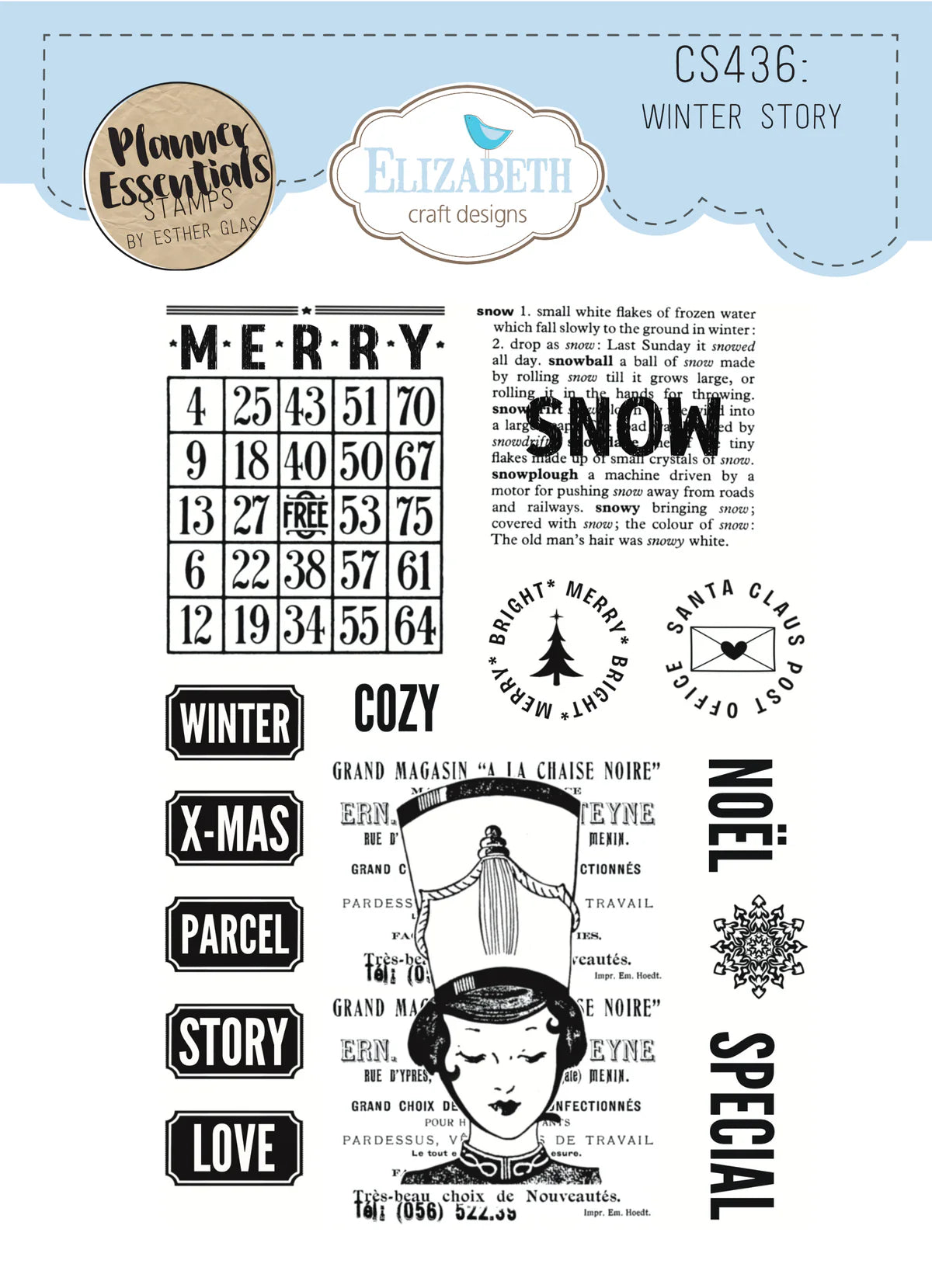 Winter Story Stamp Set | Planner Essentials