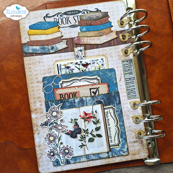 Book Lover Stamp + Die Set