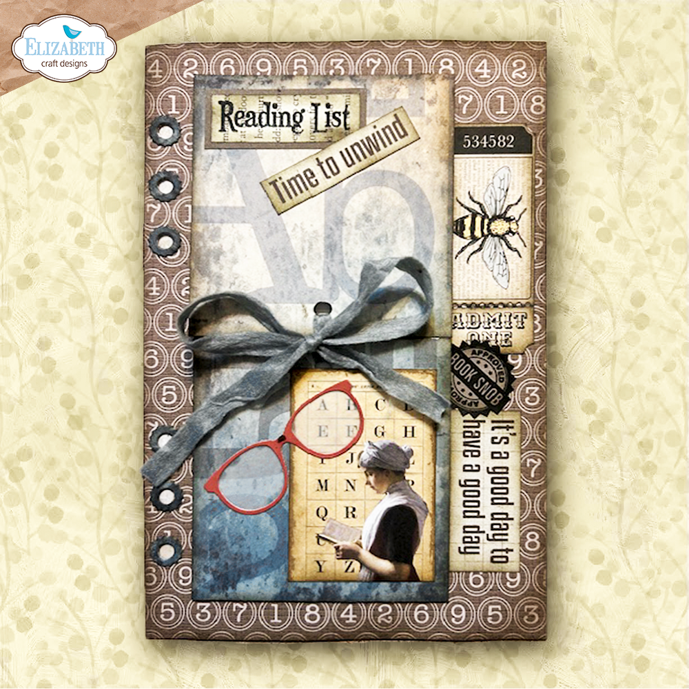 Book Lover Stamp + Die Set