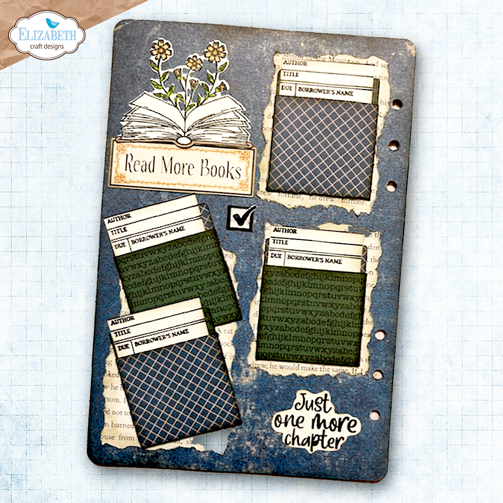 Book Lover Stamp + Die Set