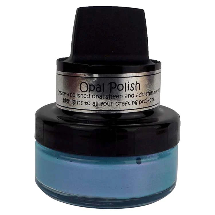 Lavender Blue Opal Polish Stencil Paste