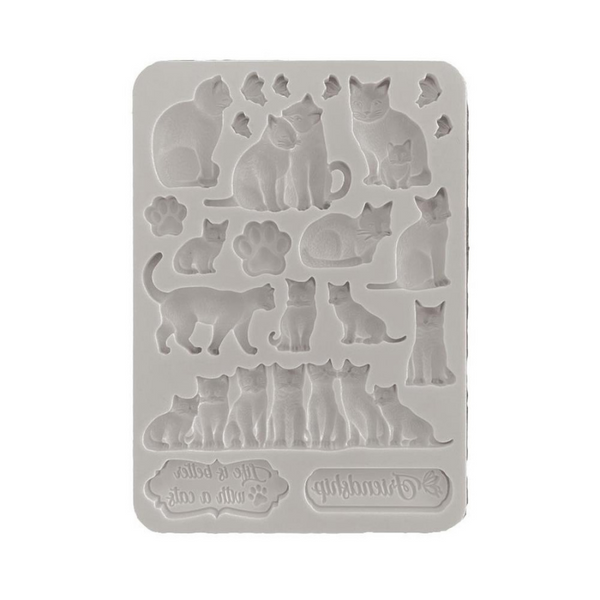 Cats A5 Silicone Mould {Orchids + Cats}