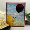 A Very Happy Birthday Sentiments Press Plates + Die Set | Classic Pooh Birthday Collection