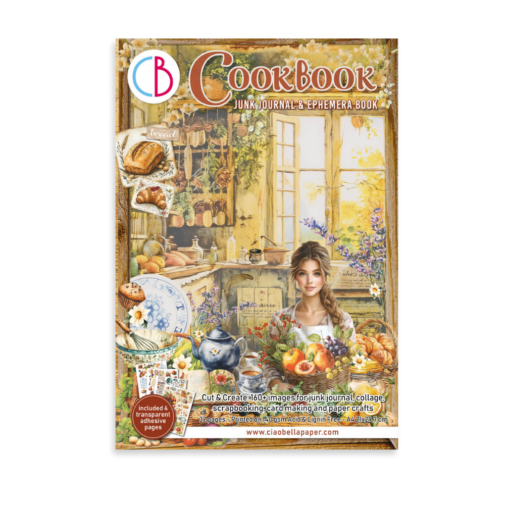 Cookbook Junk Journal & Ephemera Book