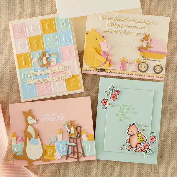 The Hundred Acre Wood Press & Foil Plate | Simple Stories Classic Pooh