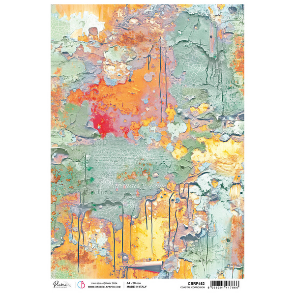 Coastal Corrosion A4 Rice Paper