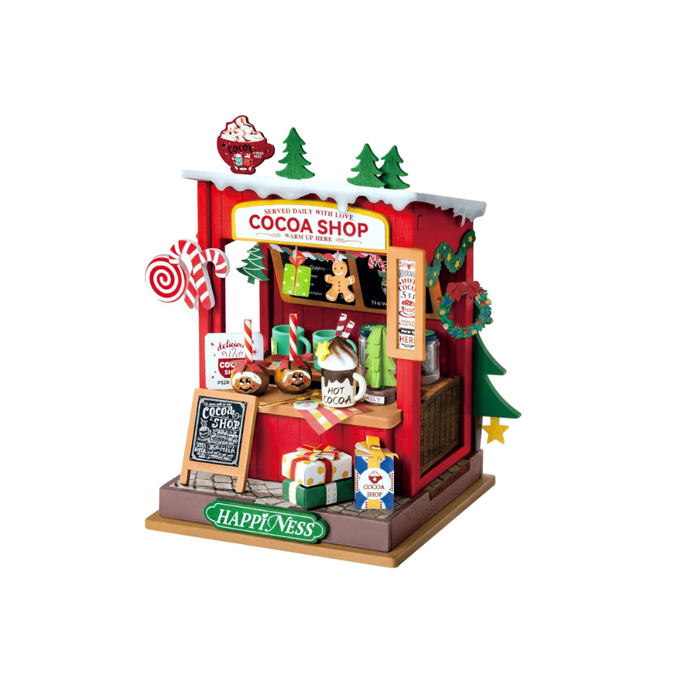 {coming soon!} Cocoa Shop Christmas Diorama Kit