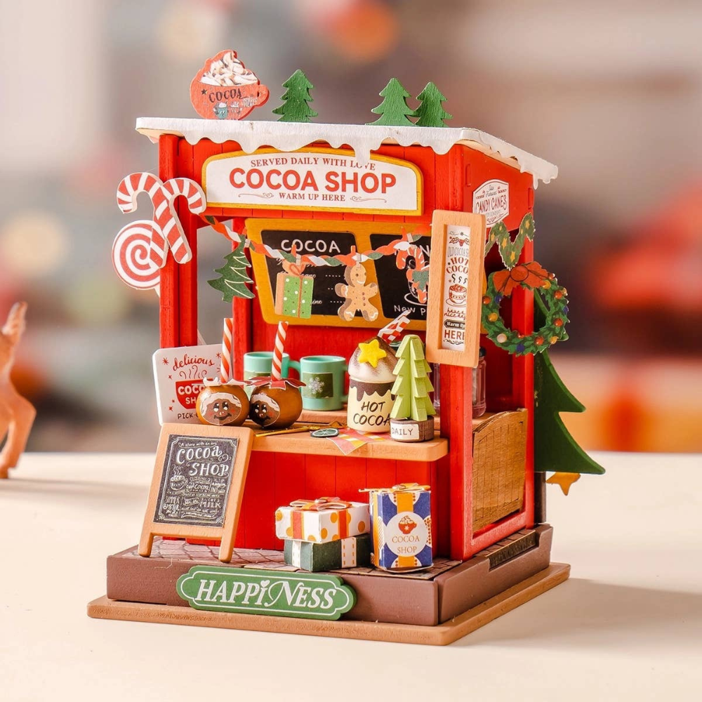 {coming soon!} Cocoa Shop Christmas Diorama Kit