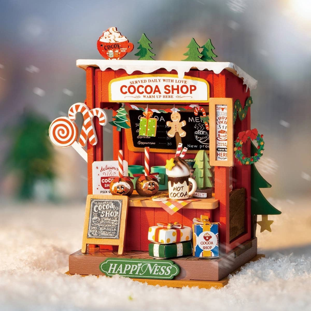 {coming soon!} Cocoa Shop Christmas Diorama Kit