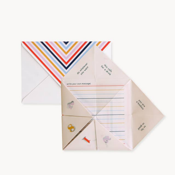 Cootie Catcher Greeting Card
