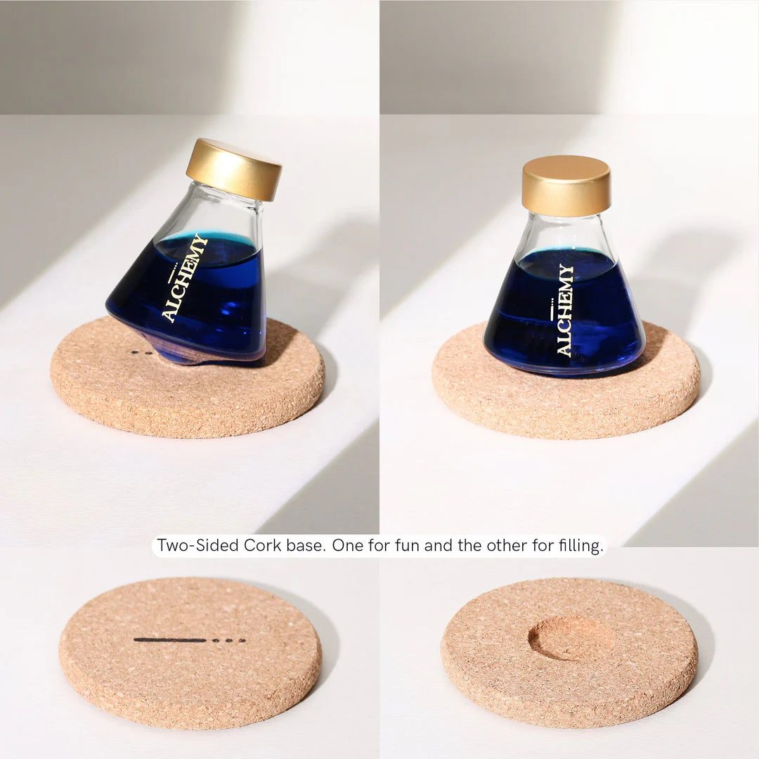 Obsidian Moon Stardust Fountain Pen Ink | Endless Alchemy