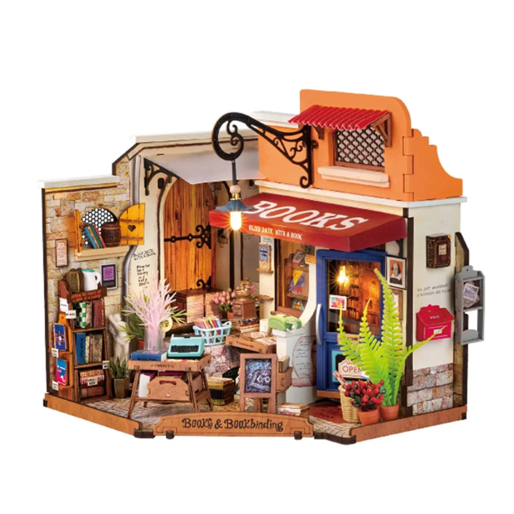 {coming soon!} Corner Bookstore Diorama Kit