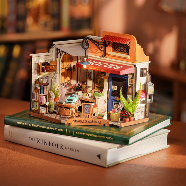 {coming soon!} Corner Bookstore Diorama Kit