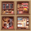 {coming soon!} Corner Coffee Shop Diorama Book Nook Kit
