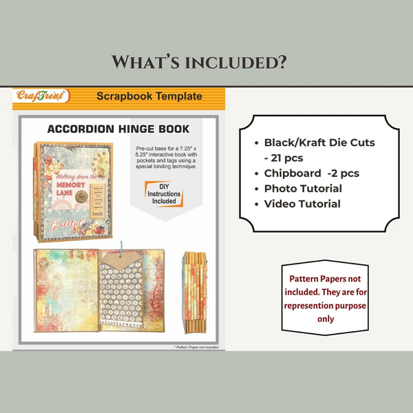 {coming soon!} Accordion Hinge Book Scrapbook Blanks | Black or Kraft