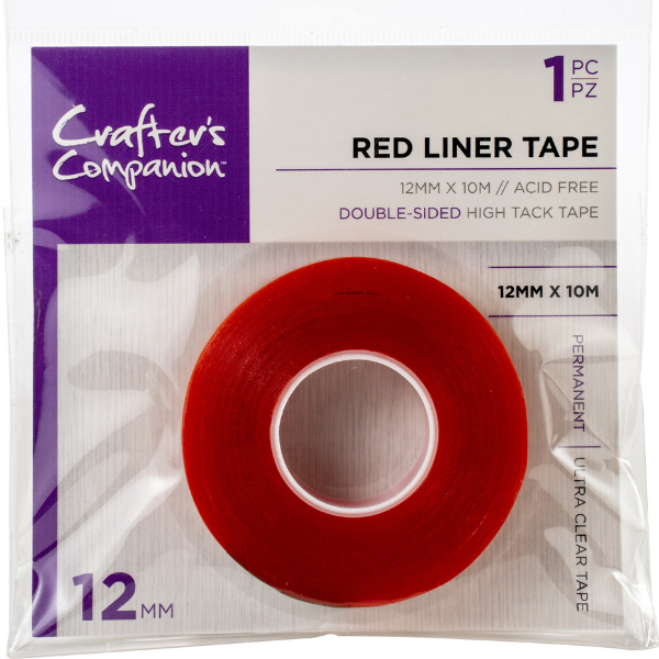 Red Liner Tape | Clear {multiple sizes}