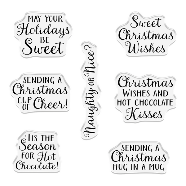 {coming soon!} Hot Chocolate Stamp + Die Set